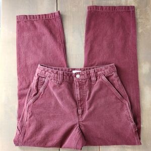 TNA Carpenter Burgundy Cargo Pants – Size 6